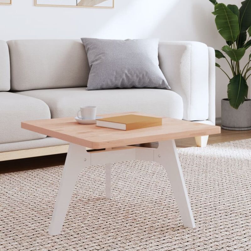 foto del prodotto piano per tavolo 60x60x2,5 cm quadrato legno massello di faggio vidaxl