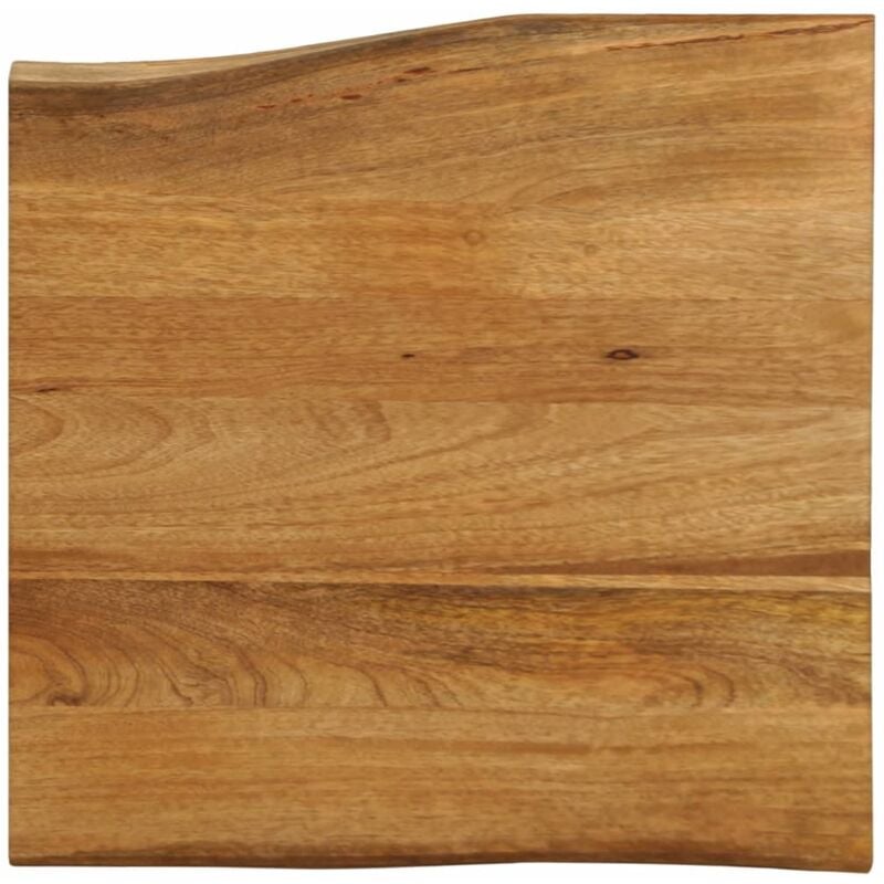 foto del prodotto piano per tavolo 60x60x3,8cm bordi vivi in legno massello mango vidaxl