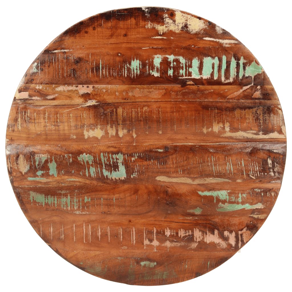 foto del prodotto piano per tavolo 70x1,5 cm rotondo legno massello di recupero