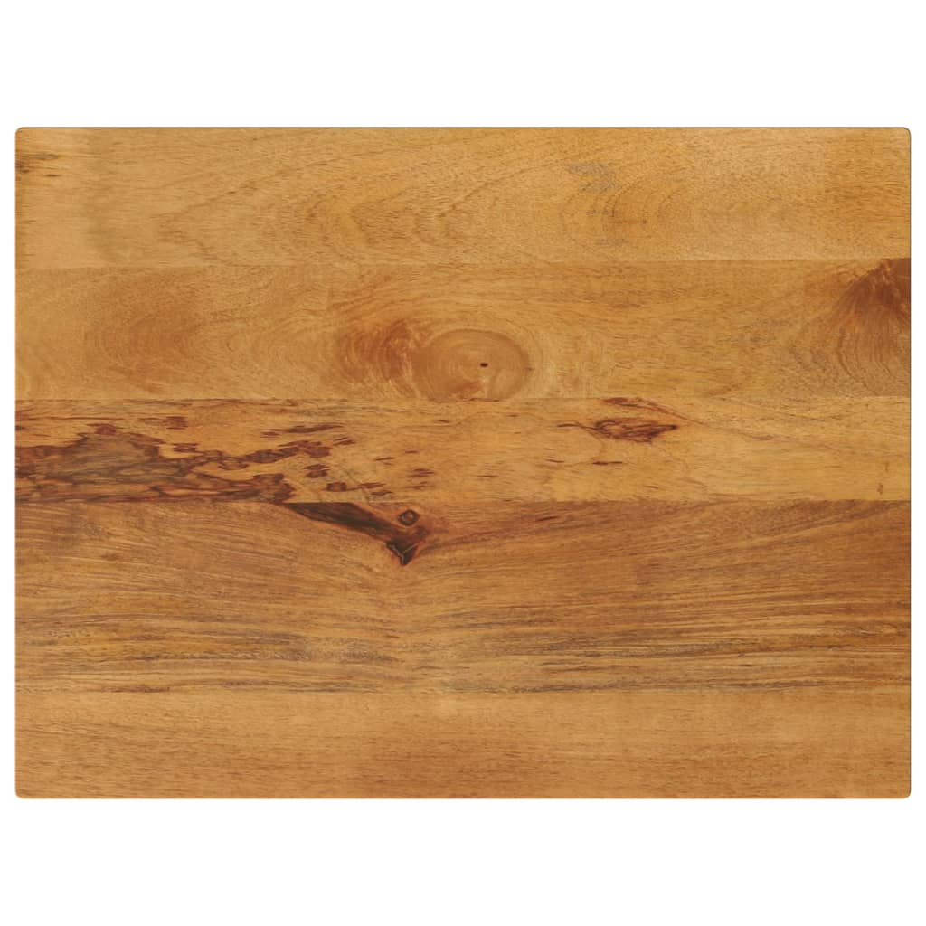 foto del prodotto piano per tavolo 80x70x3,8 cm rettangolare legno massello mango