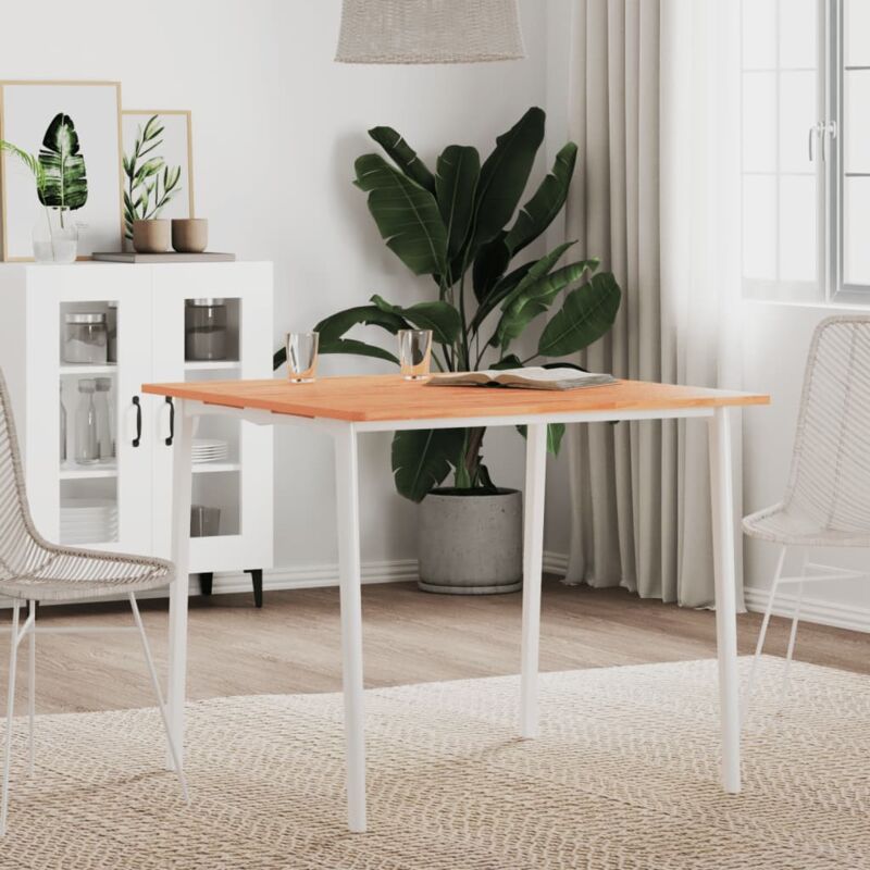foto del prodotto piano per tavolo 80x80x1,5 cm quadrato legno massello di faggio vidaxl