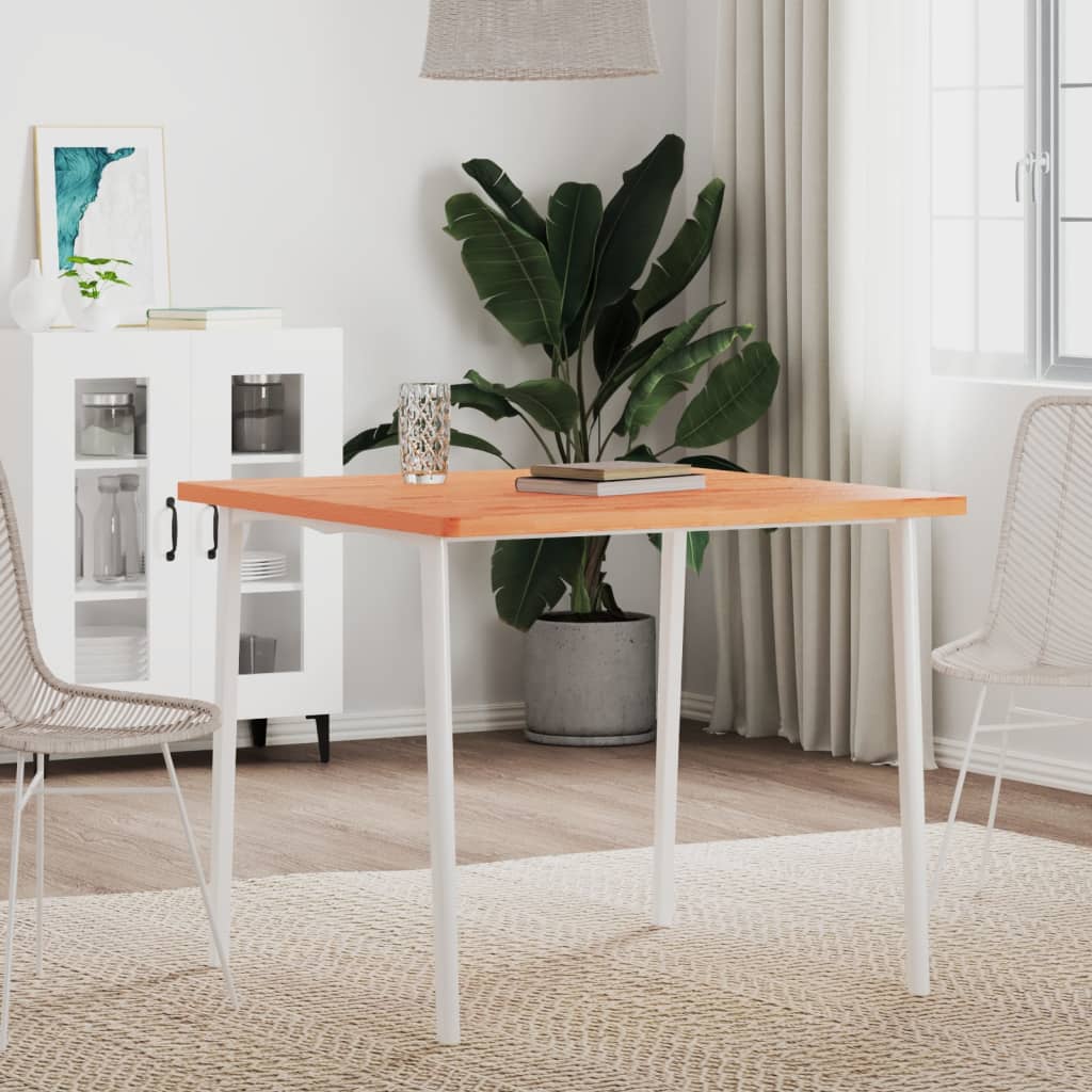 foto del prodotto piano per tavolo 80x80x2,5 cm quadrato legno massello di faggio