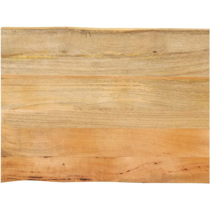 foto del prodotto piano per tavolo 90x60x2,5cm bordi vivi in legno massello mango vidaxl