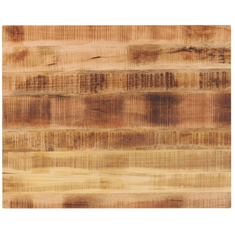 foto del prodotto piano per tavolo 90x80x2,5 cm rettangolare legno mango grezzo vidaxl