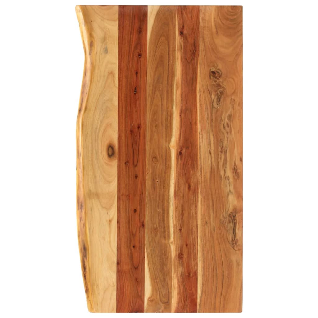 foto del prodotto piano per vanit bagno in massello di acacia 100x52x3,8 cm vidaxl