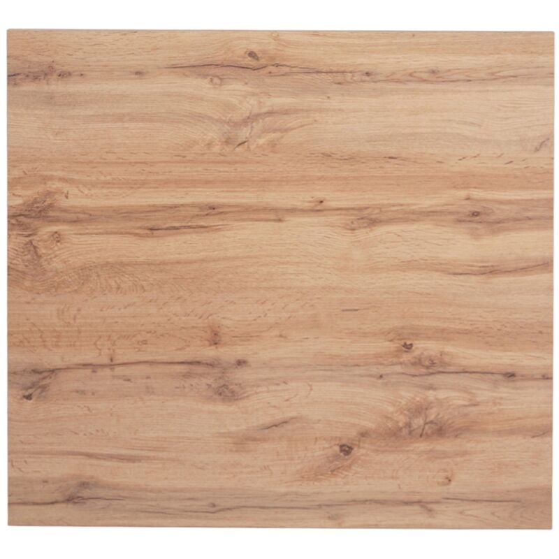 foto del prodotto piano quadrato per tavolo in laminato 70x70 cm rovere nodato