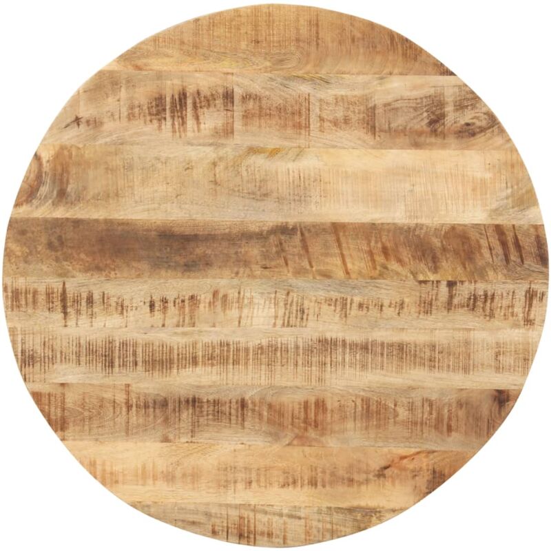foto del prodotto piano rotondo da tavolo in legno di mango disponibile in varie misure dimensioni 80 cm 15 16 mm