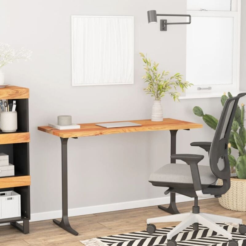 foto del prodotto piano scrivania 120x50x2,5cm rettangolare legno massello acacia vidaxl