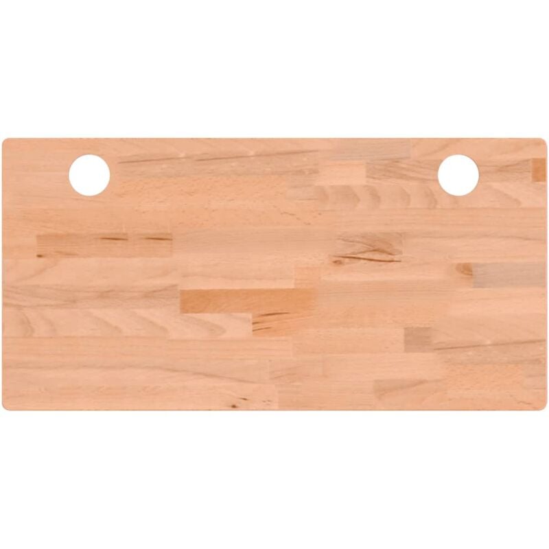 foto del prodotto piano scrivania 80x40x2,5 cm in legno massello di faggio vidaxl