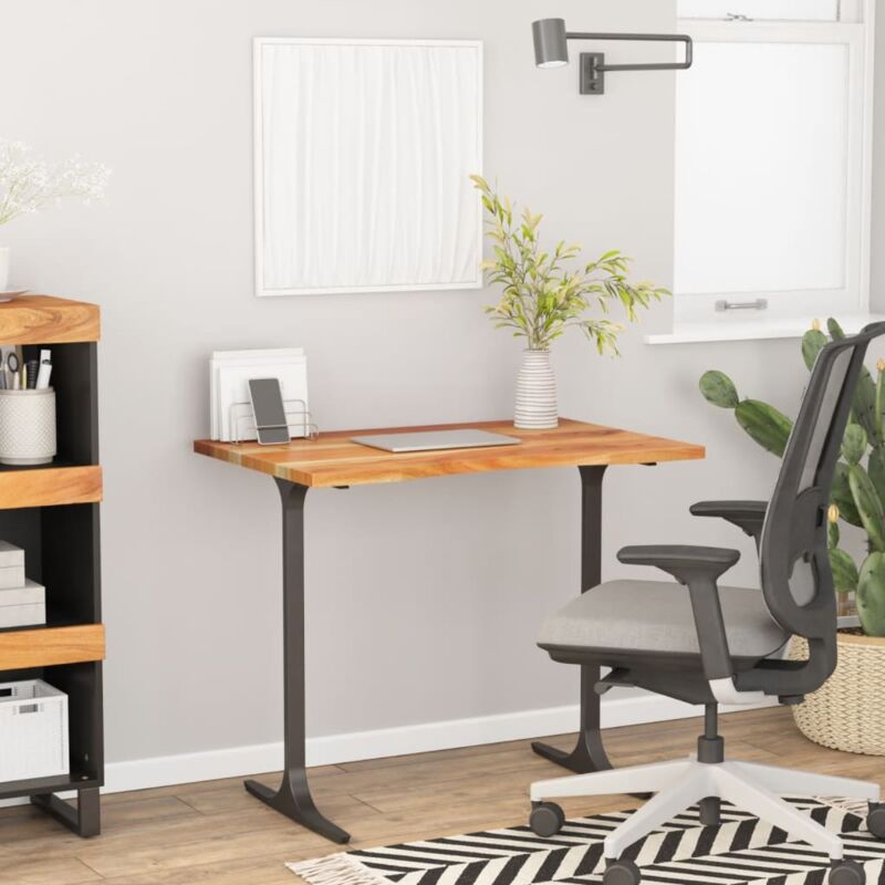 foto del prodotto piano scrivania 90x60x2,5 cm rettangolare legno massello acacia vidaxl