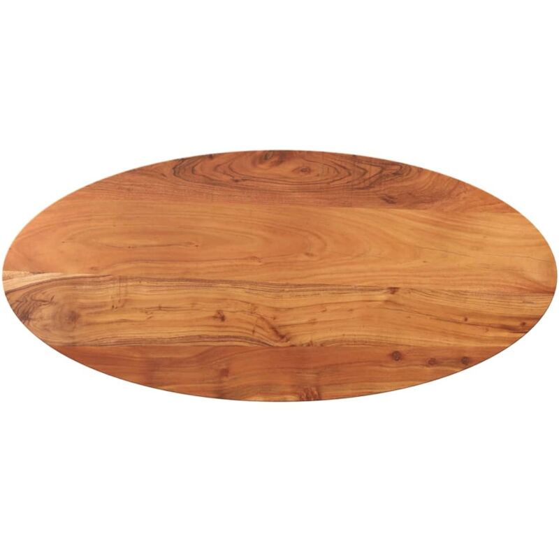 foto del prodotto piano tavolo 100x40x3,8 cm ovale in legno massello di acacia vidaxl