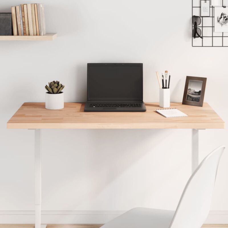 foto del prodotto piano tavolo 100x50x2,5cm rettangolare legno massello di faggio vidaxl
