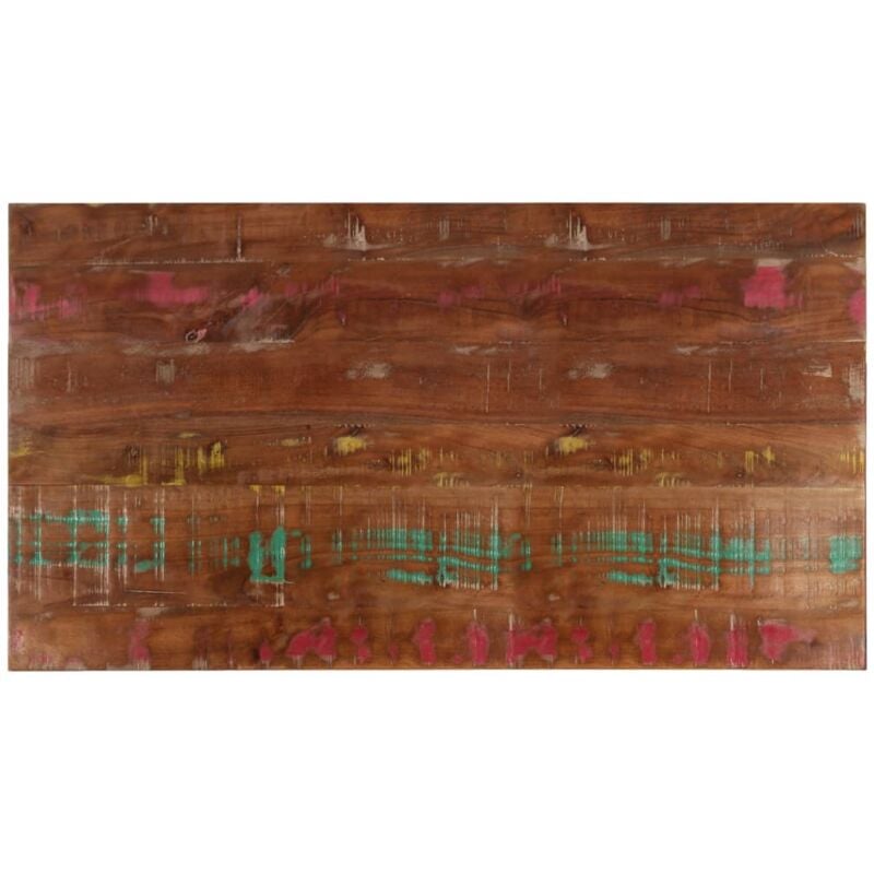 foto del prodotto piano tavolo 100x60x1,5 cm rettangolare in massello di recupero vidaxl