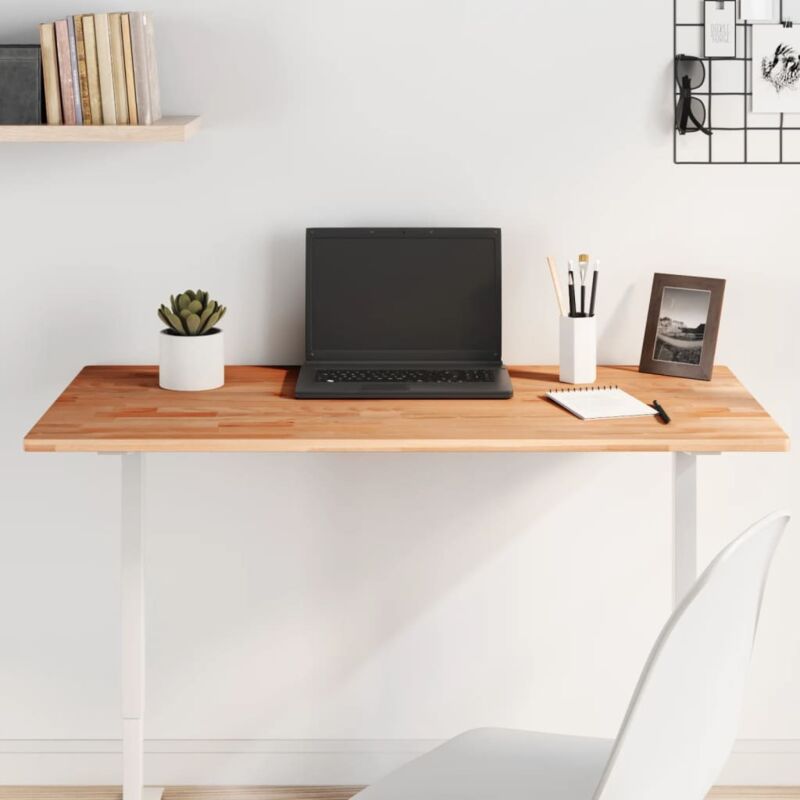 foto del prodotto piano tavolo 100x60x1,5cm rettangolare legno massello faggio vidaxl