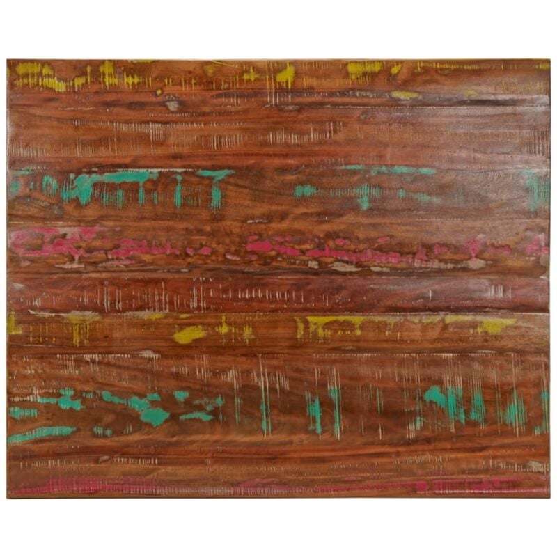 foto del prodotto piano tavolo 100x80x2,5 cm rettangolare in massello di recupero vidaxl