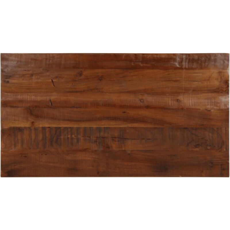 foto del prodotto piano tavolo 120x50x2,5 cm rettangolare in massello di recupero vidaxl