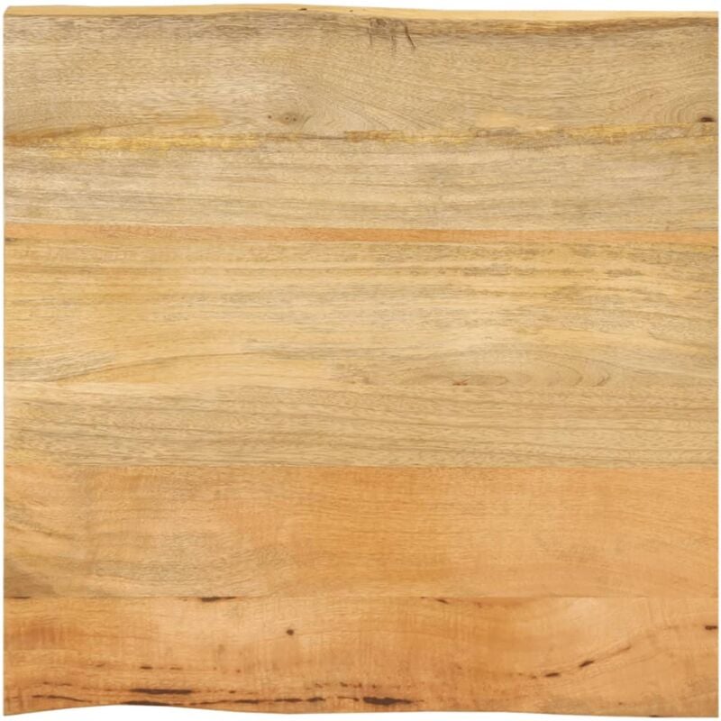 foto del prodotto piano tavolo 40x40x2,5 cm bordi vivi in legno massello di mango vidaxl