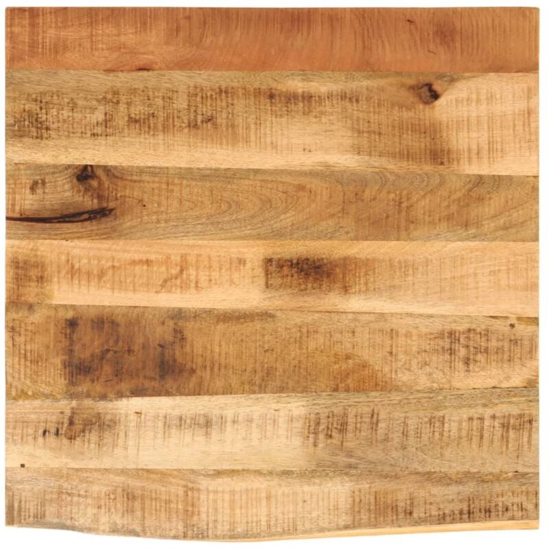 foto del prodotto piano tavolo 40x40x2,5 cm bordi vivi legno di mango grezzo vidaxl