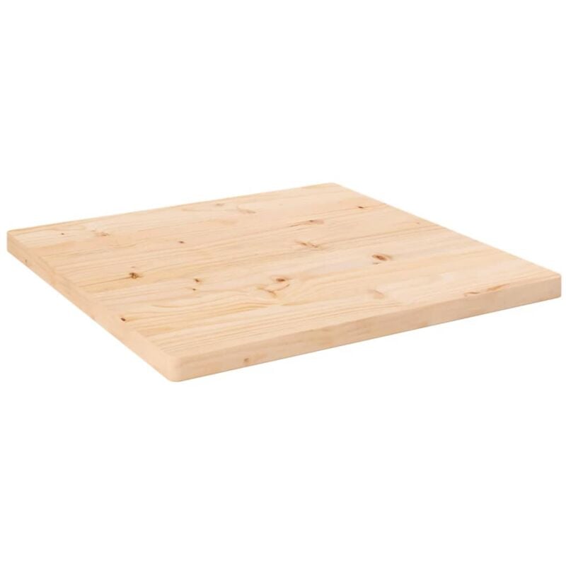 foto del prodotto piano tavolo 40x40x2,5 cm in legno massello di pino quadrato vidaxl