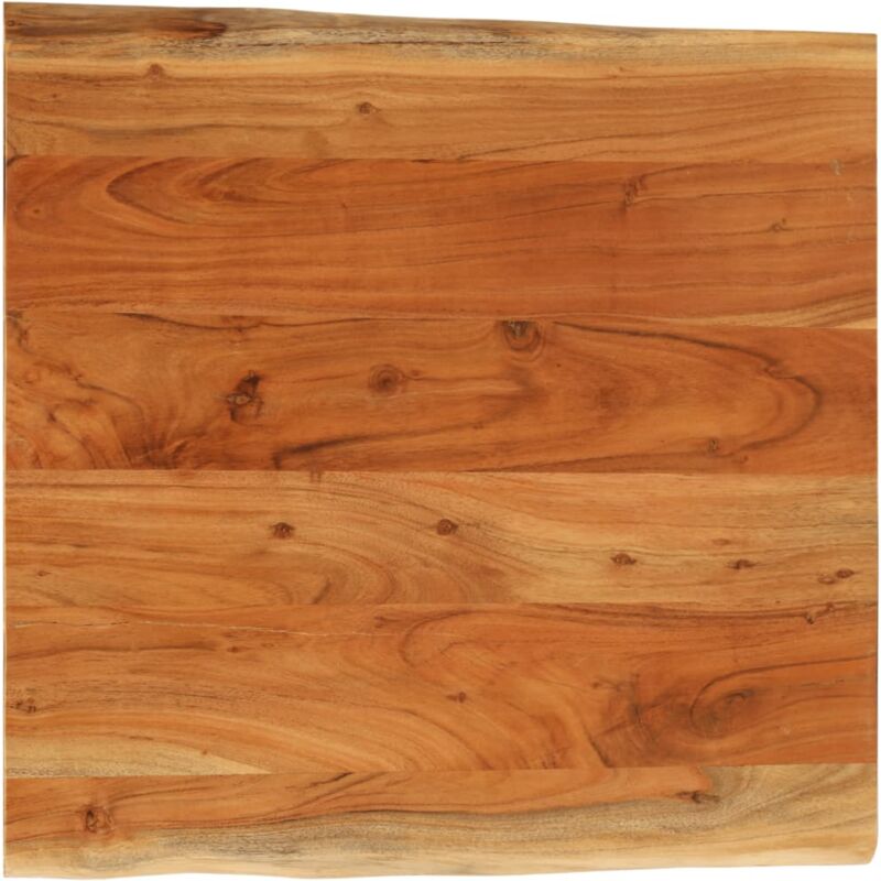 foto del prodotto piano tavolo 40x40x3,8 cm quadrata massello acacia bordi vivi vidaxl