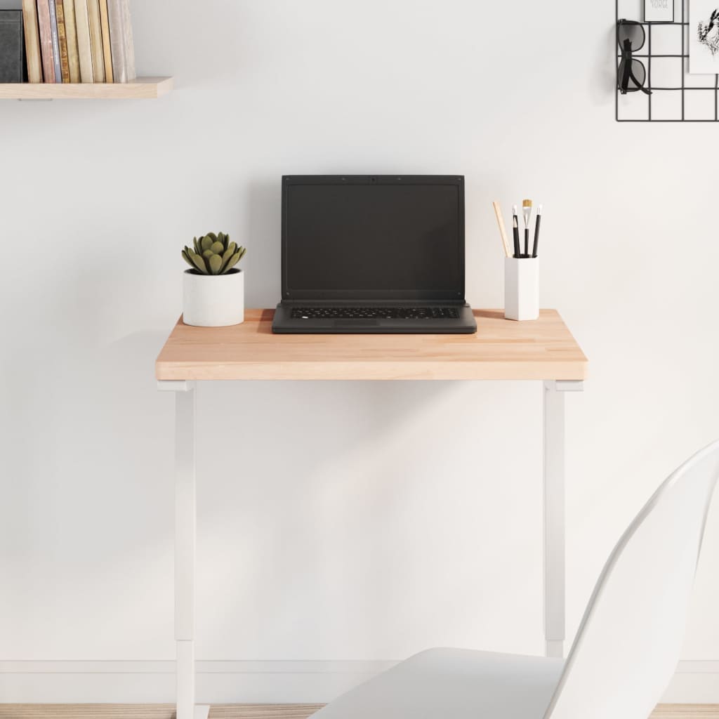 foto del prodotto piano tavolo 60x40x2,5cm rettangolare legno massello di faggiocod mxl 107387