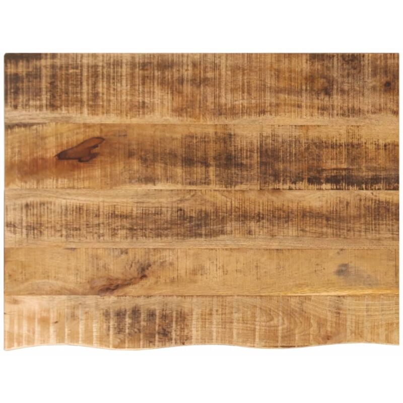 foto del prodotto piano tavolo 70x60x2,5 cm bordi vivi legno di mango grezzo vidaxl