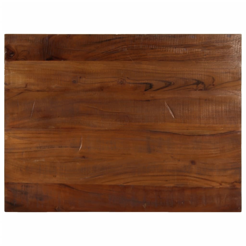 foto del prodotto piano tavolo 70x60x2,5 cm rettangolare in massello di recupero