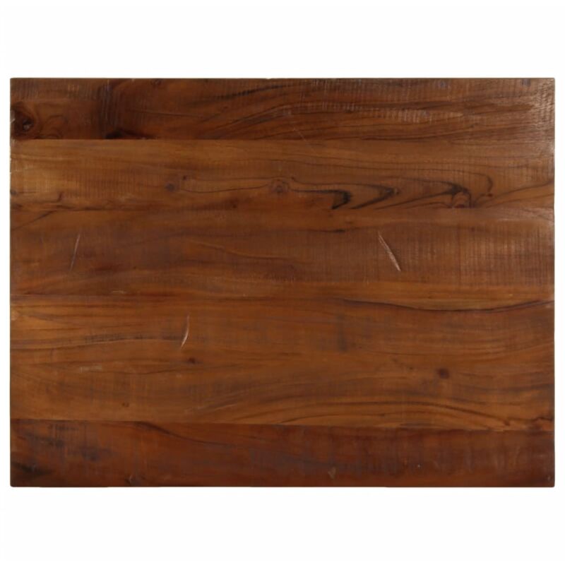 foto del prodotto piano tavolo 70x60x2,5 cm rettangolare in massello di recupero vidaxl