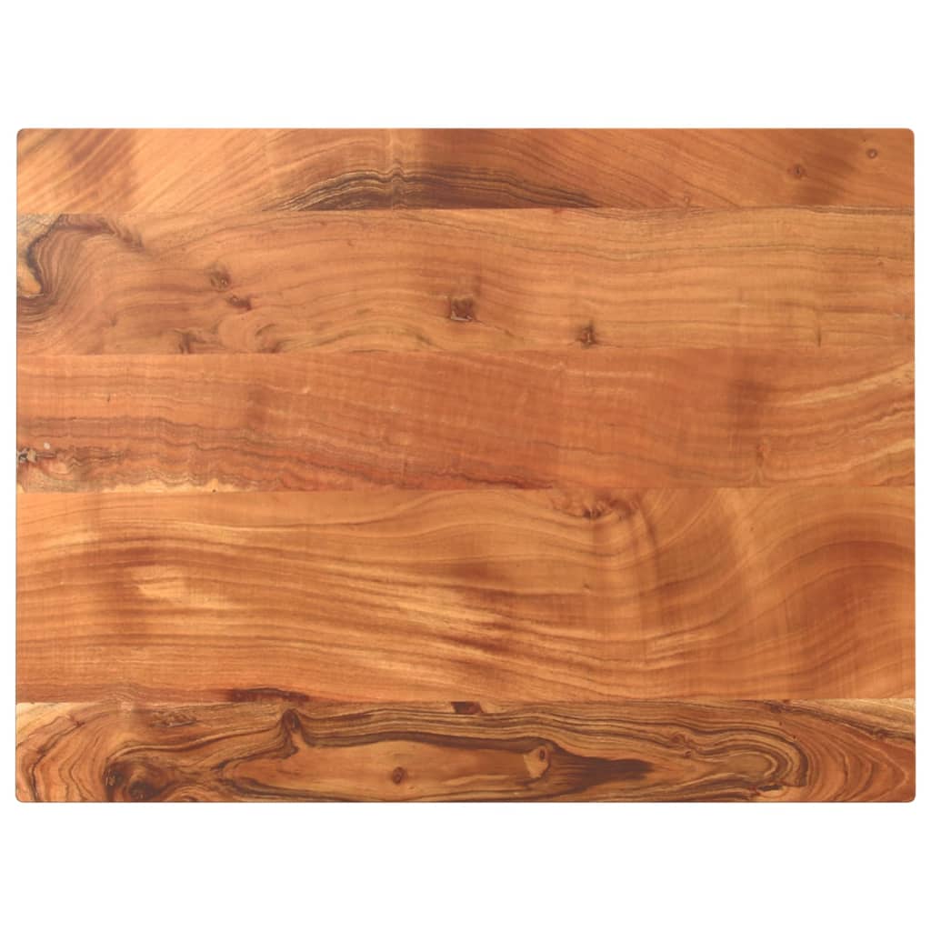 foto del prodotto piano tavolo 70x60x3,8 cm rettangolare legno massello acacia