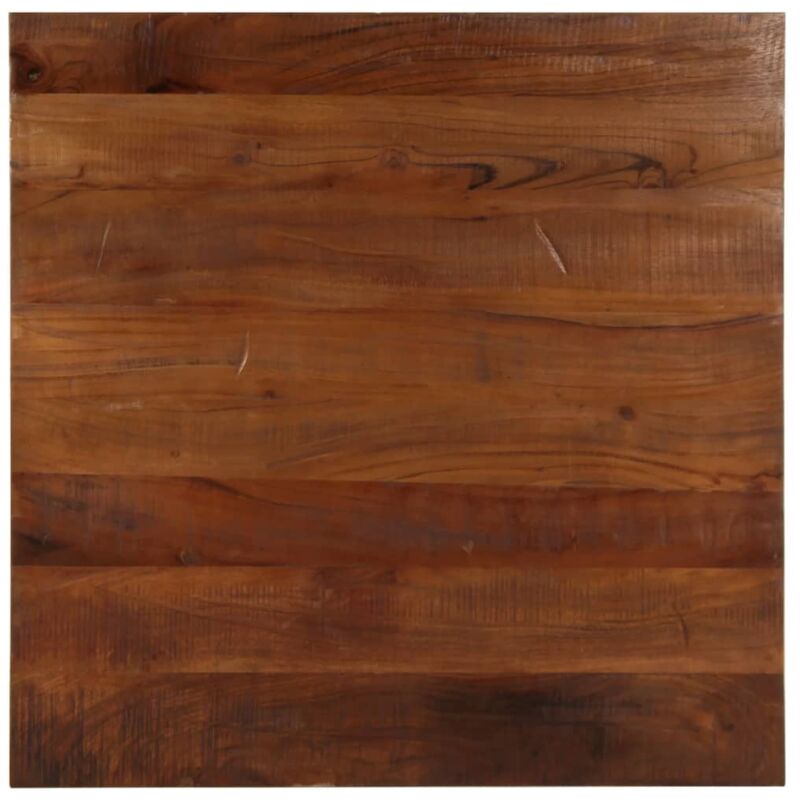 foto del prodotto piano tavolo 70x70x2,5 cm quadrato legno massello di recupero vidaxl