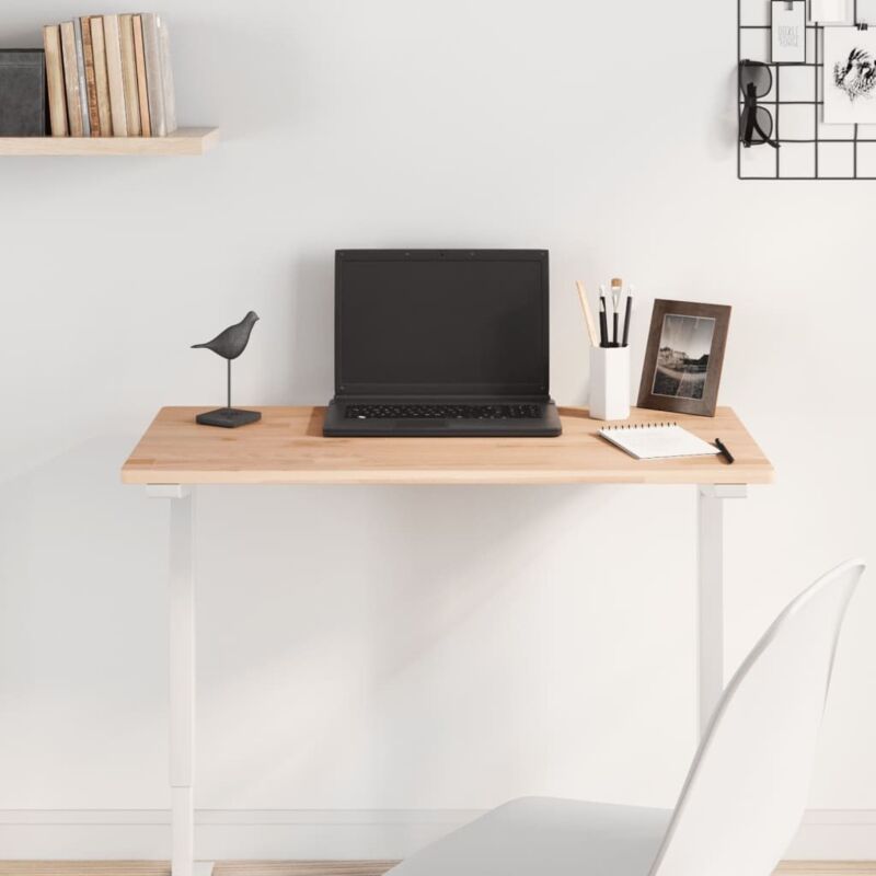 foto del prodotto piano tavolo 80x40x1,5cm rettangolare legno massello faggio vidaxl