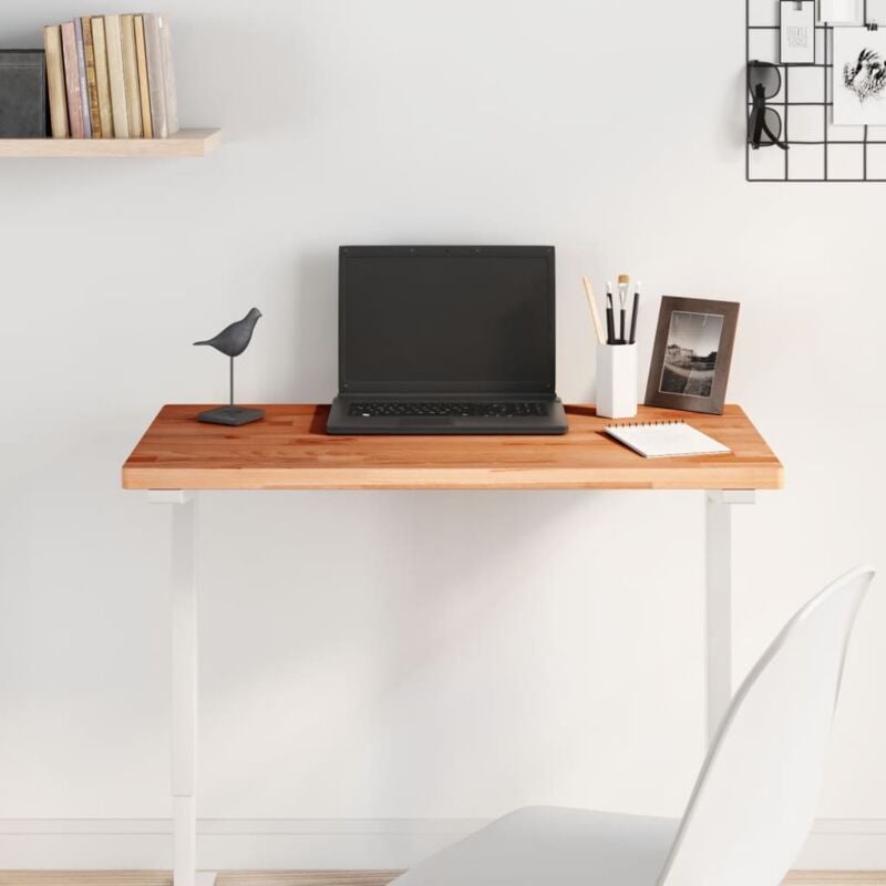 foto del prodotto piano tavolo 80x40x2,5cm rettangolare legno massello di faggio vidaxl