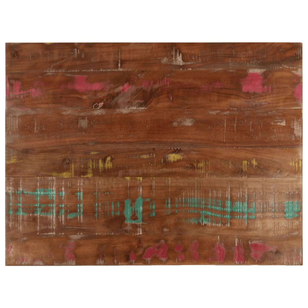 foto del prodotto piano tavolo 80x60x2,5 cm rettangolare in massello di recupero