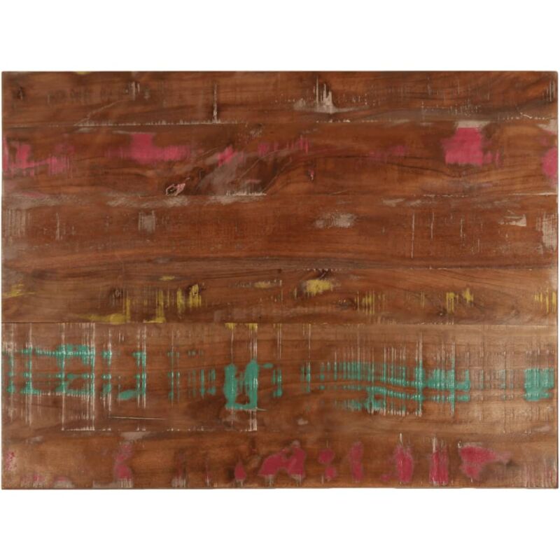 foto del prodotto piano tavolo 80x60x2,5 cm rettangolare in massello di recupero vidaxl