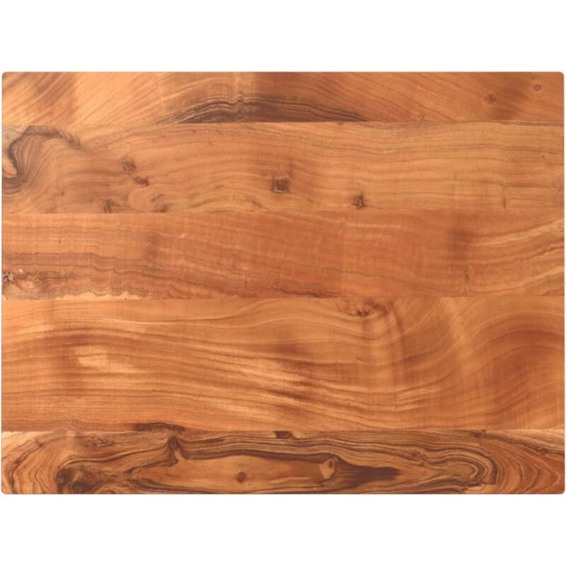 foto del prodotto piano tavolo 80x60x3,8 cm rettangolare legno massello acacia vidaxl