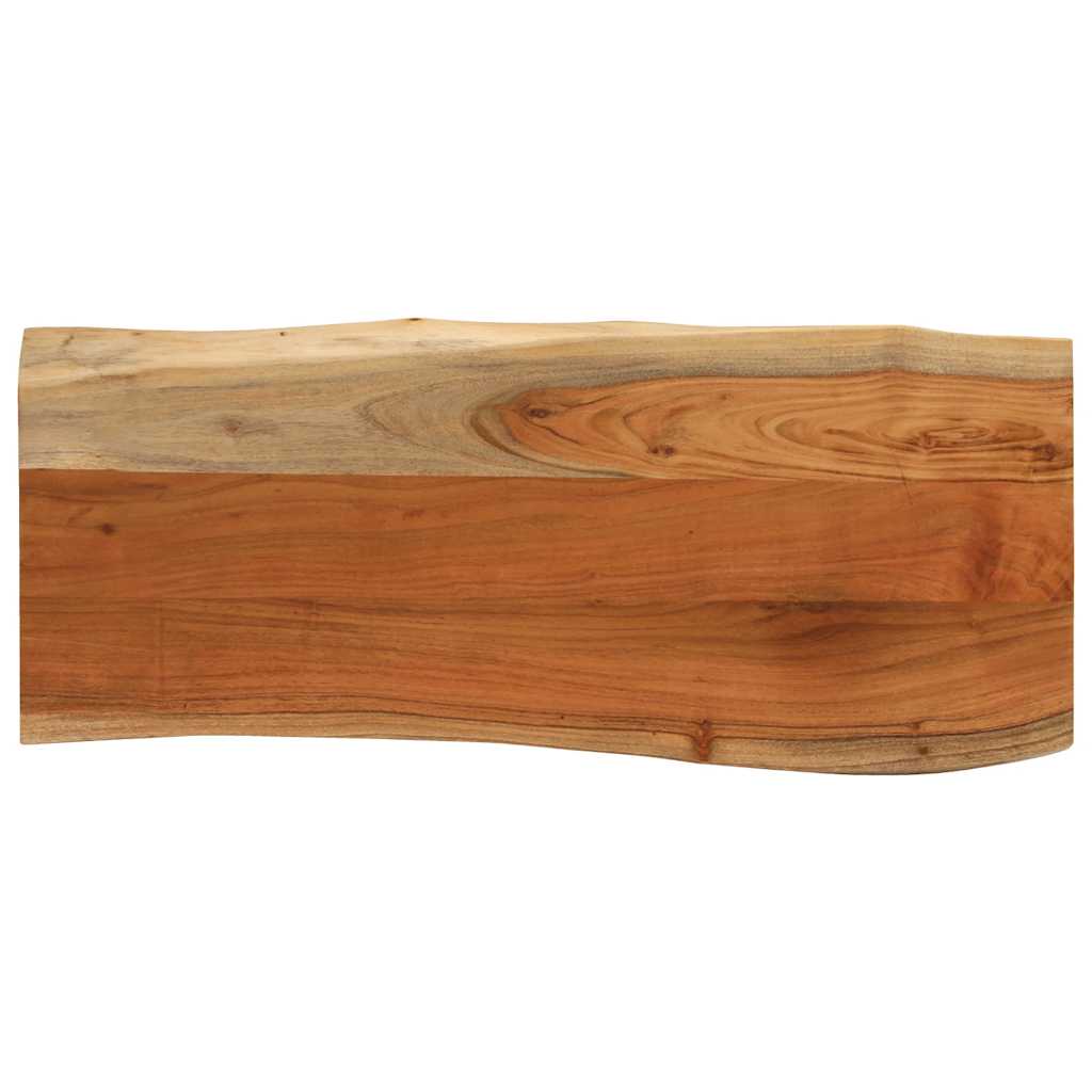 foto del prodotto piano tavolo 90x40x3,8 cm rettangolare legno acacia bordi vivi