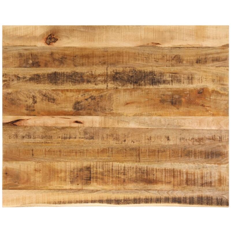 foto del prodotto piano tavolo 90x80x2,5 cm bordi vivi legno di mango grezzo vidaxl