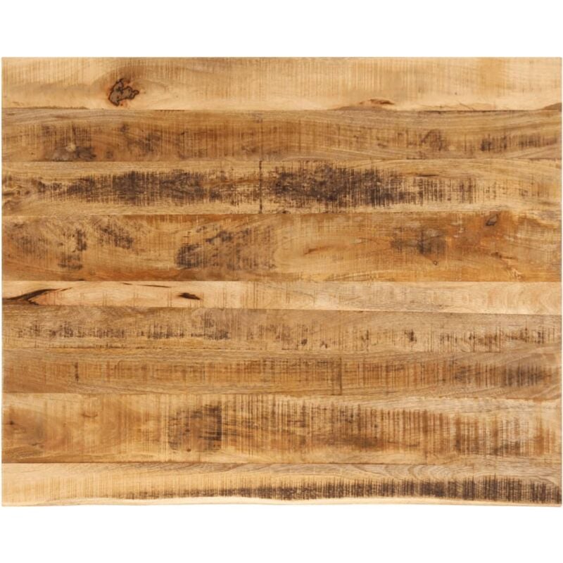 foto del prodotto piano tavolo 90x80x3,8 cm bordi vivi legno di mango grezzo vidaxl