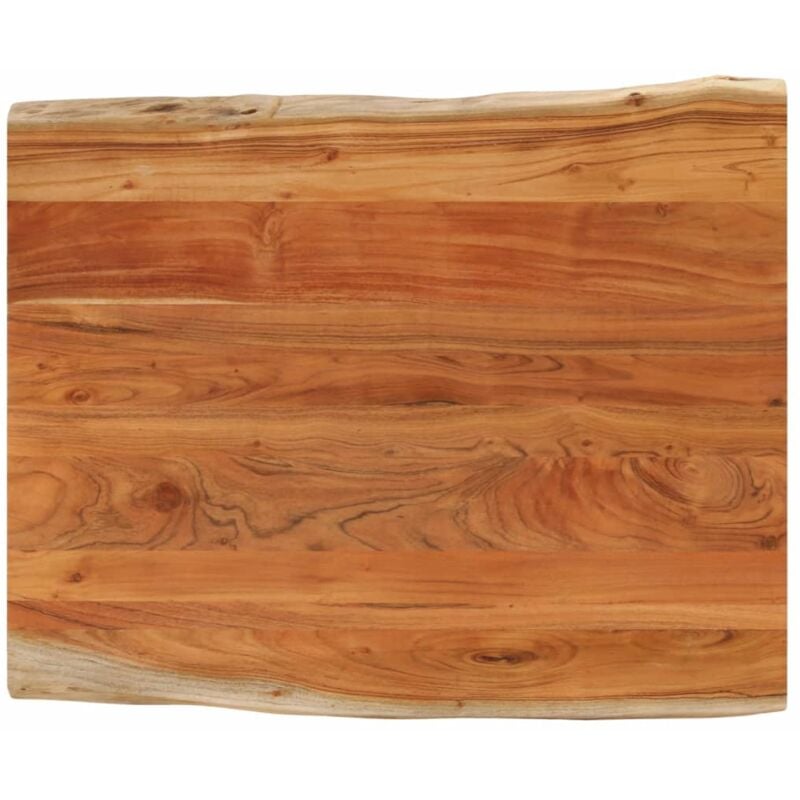 foto del prodotto piano tavolo 90x80x3,8 cm rettangolare legno acacia bordi vivi vidaxl