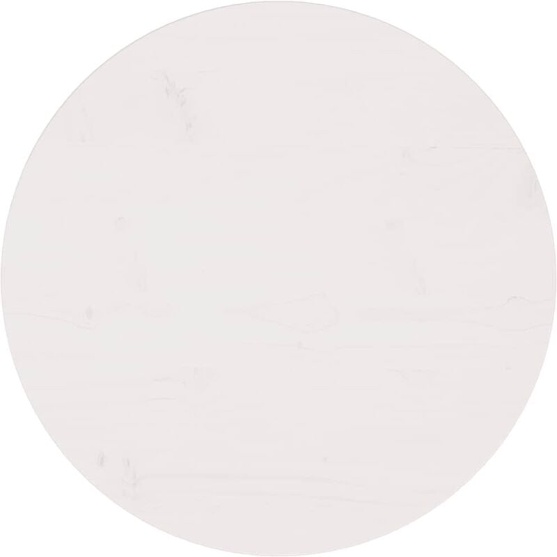 foto del prodotto piano tavolo bianco 60x2,5 cm in legno massello di pino vidaxl