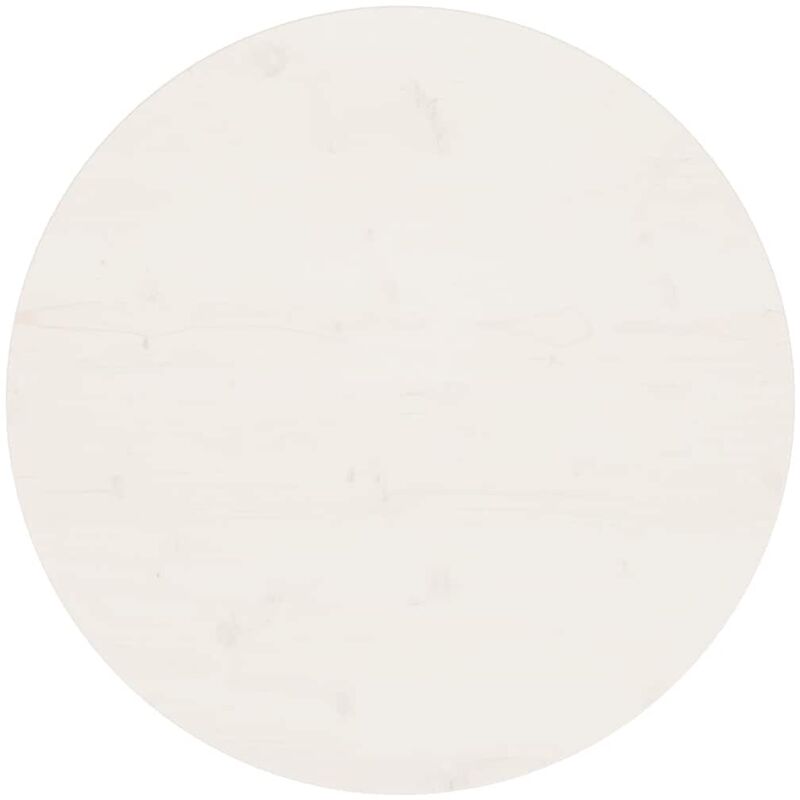 foto del prodotto piano tavolo bianco 70x2,5 cm in legno massello di pino vidaxl
