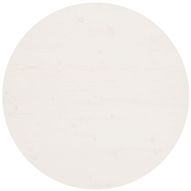 foto del prodotto piano tavolo bianco 90x2,5 cm in legno massello di pino vidaxl