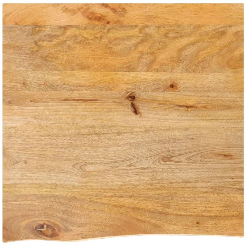 foto del prodotto piano tavolo bordi vivi 40x40x2,5 cm in legno massello di mango vidaxl