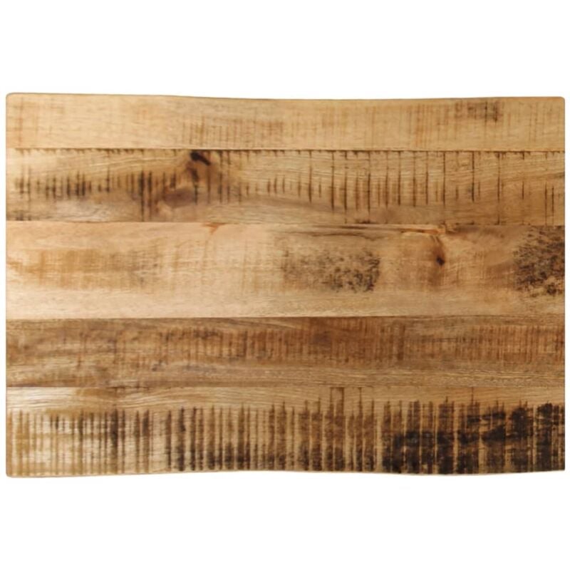 foto del prodotto piano tavolo bordi vivi 50x40x2,5cm legno massello mango grezzo vidaxl