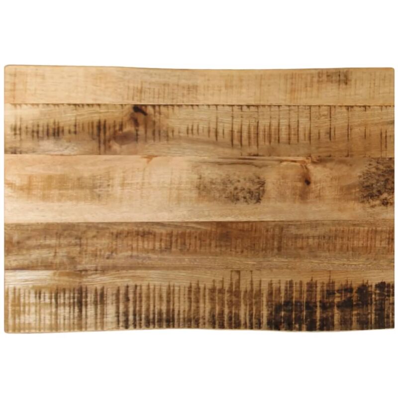 foto del prodotto piano tavolo bordi vivi 50x40x3,8cm legno massello mango grezzo vidaxl