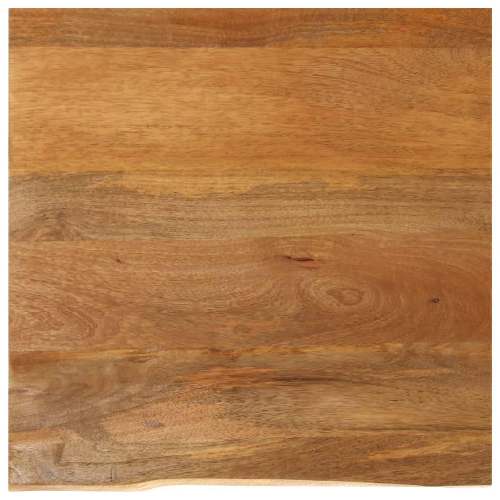 foto del prodotto piano tavolo bordi vivi 60x60x2,5 cm in legno massello di mango