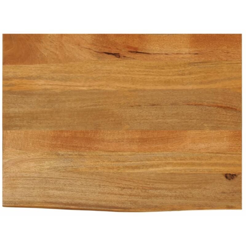 foto del prodotto piano tavolo bordi vivi 80x60x2,5 cm in legno massello di mango vidaxl 417643