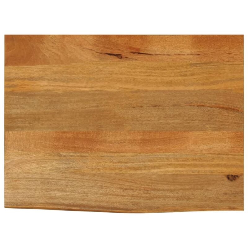 foto del prodotto piano tavolo bordi vivi 90x60x2,5 cm in legno massello di mango vidaxl