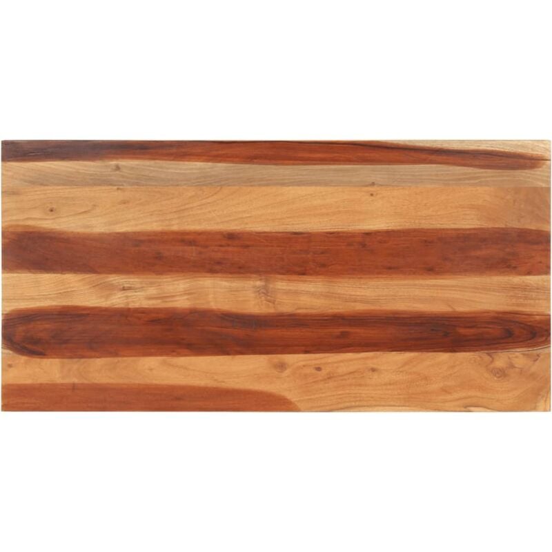 foto del prodotto piano tavolo in legno massello di acacia 15 16 mm 60x120 cm vidaxl