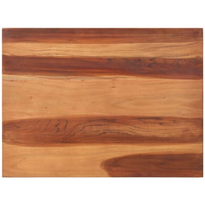 foto del prodotto piano tavolo in legno massello di acacia 15 16 mm 60x80 cm vidaxl
